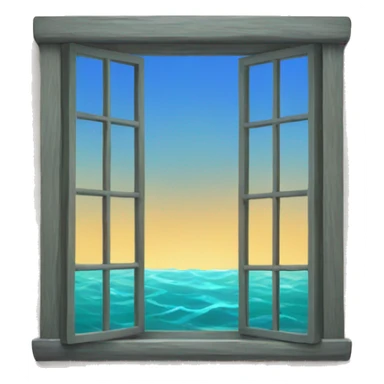 Sea window sticker