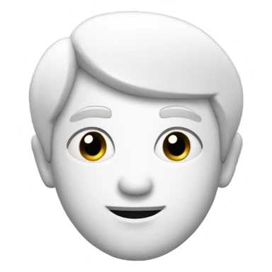 white rock emoji sticker