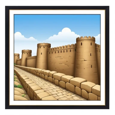 samarkand city walls sticker