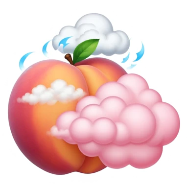 🍑+💨 fart sticker