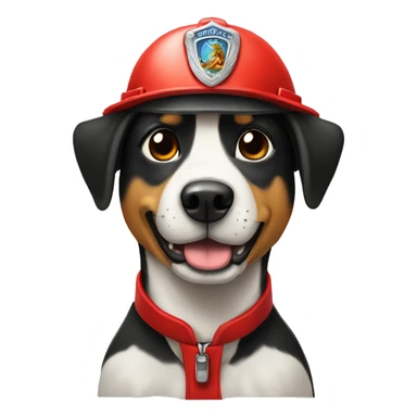 Perro bombero  sticker