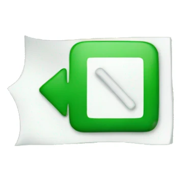 a white checkmark in a green square sticker