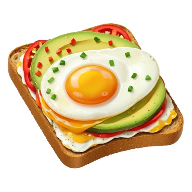 beautiful avocado toast awesome meal sticker