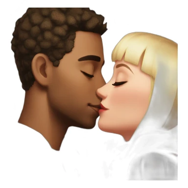 Miles morales kissing gwen sticker