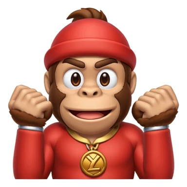 donkey kong making 👌 sticker