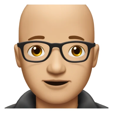 bald guy with lipstick stain  sticker
