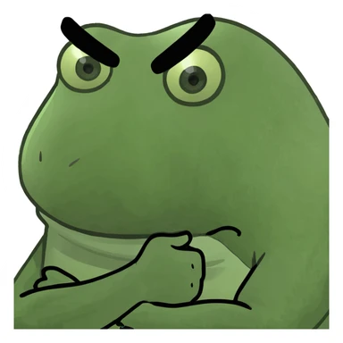 Crossed arms angry sticker