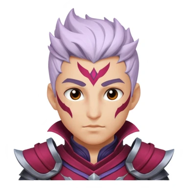 Varus from league of legends with clear custom and cute face sticker