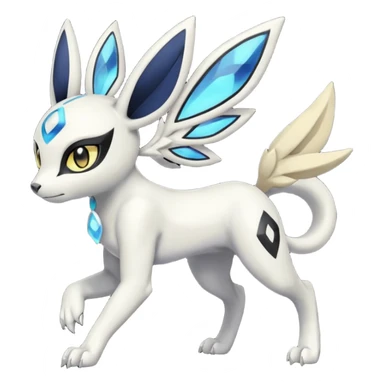 Meloetta-Umbreon-Absol-Zekrom-Gatomon-Pteromon-hybrid sticker