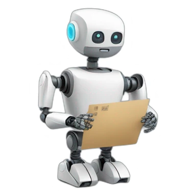 robot sending messages sticker