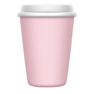 Light pink tumbler without face sticker