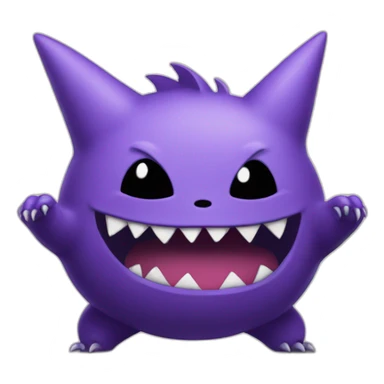 gengar with sign saying "HYPE" sticker