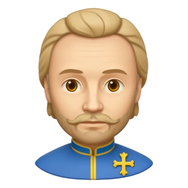 Taras Shevchenko, Ukrainian poet, 3d emoji sticker