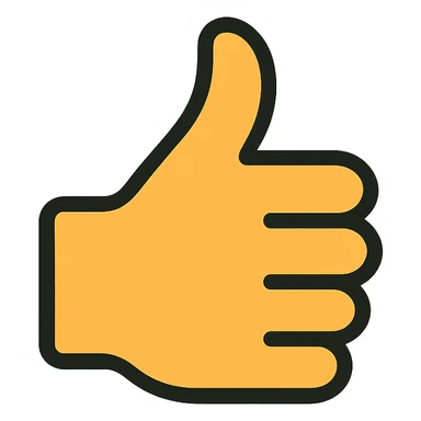 thumbs up emoji sticker