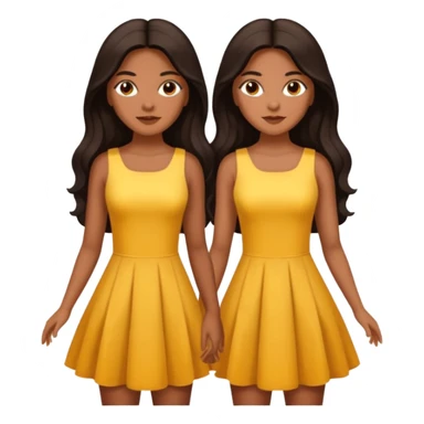 Beautiful Gemini Twin Latinas sticker