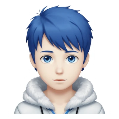 Wolf Anime Boy sticker