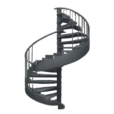 spiral staircase in a circle sticker
