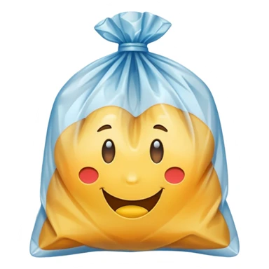 a plastic bag sticker
