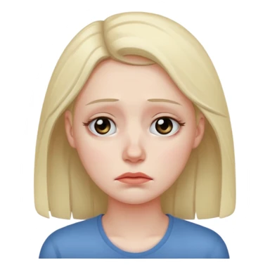 triste y cansada sticker