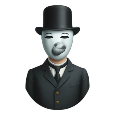 rene magritte sticker