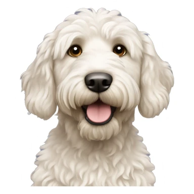 Labradoodle white sticker
