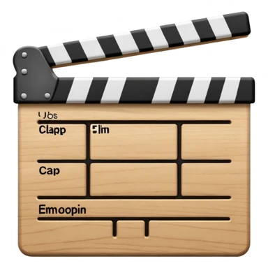 film clap sticker