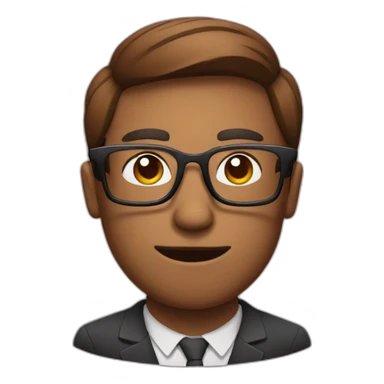 slack-app-logo-wearing-glasses sticker