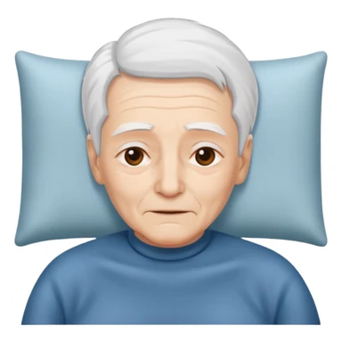 Old person dying  sticker