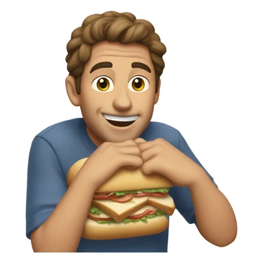 Peter cancro eating jersey mikes sticker