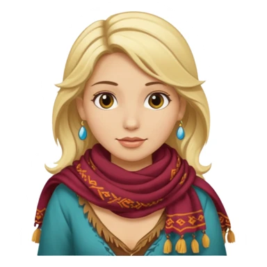 gypsy blonde  sticker