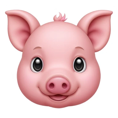 Cute piglet sticker
