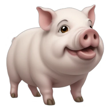 potbellied pig sticker