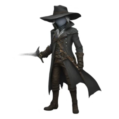 Bloodborne hunter sticker