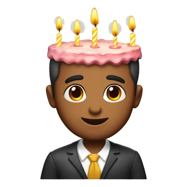 Tarta de cumpleaños con velas 🕯️  sticker