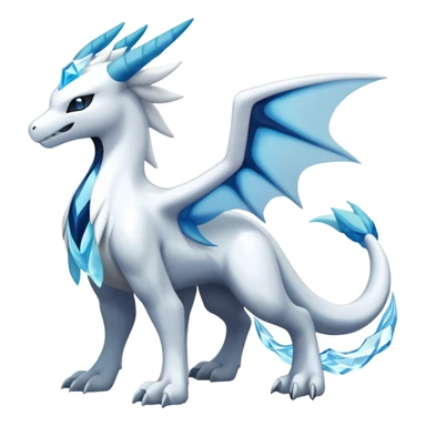 Kyurem-reshiram-Lugia-suicune-glaceon-hybrid, full body sticker