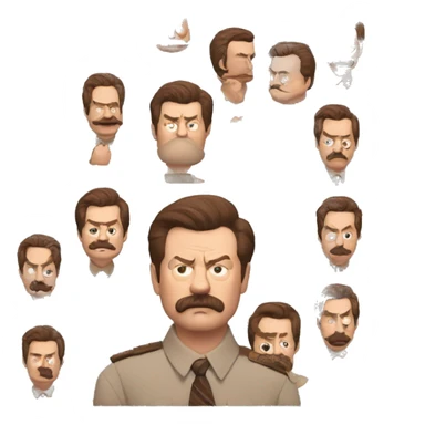 Ron Swanson sticker