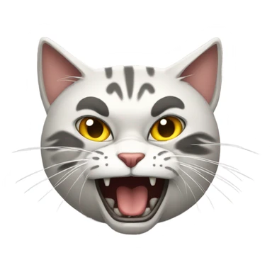 Angry çat sticker