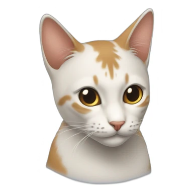 Un chat qui chevauche un cœur sticker