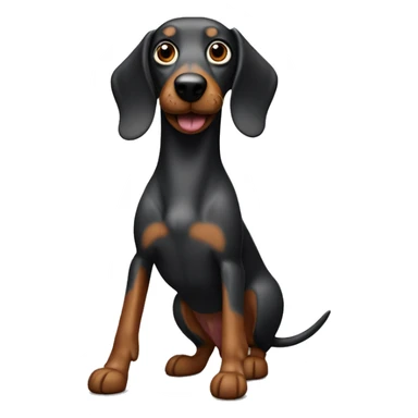 Can you do a grey black ginger sausage dog sticker