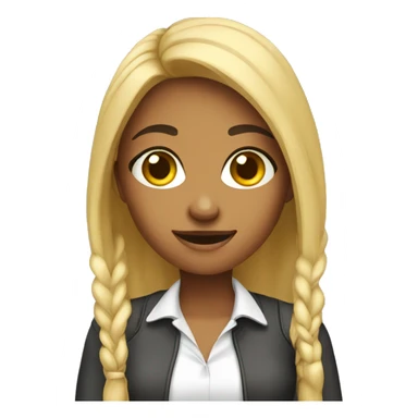 college girl sticker