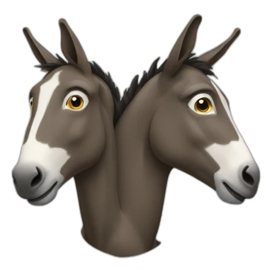 two-headed-donkey sticker