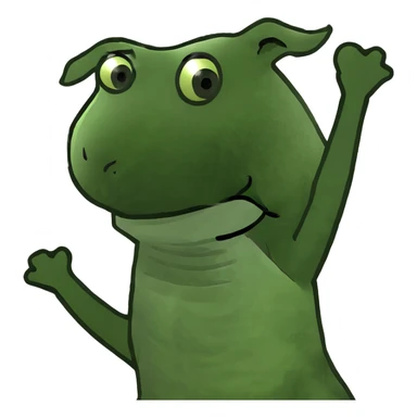 Dog doing handstand sticker