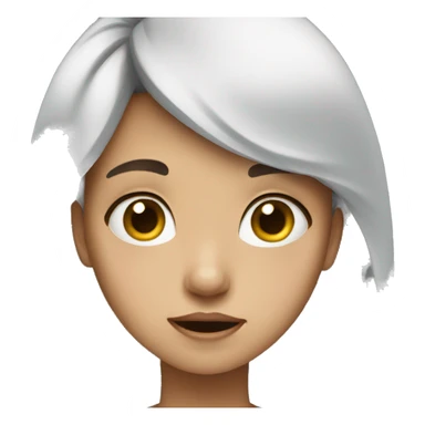 a girl is cry sticker