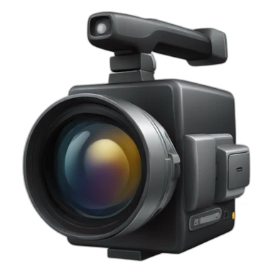 how the video camera looks from the back  sticker