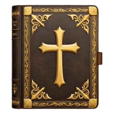 vintage cover holy bible sticker