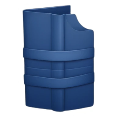 A Book of navy blue and indigo sticker