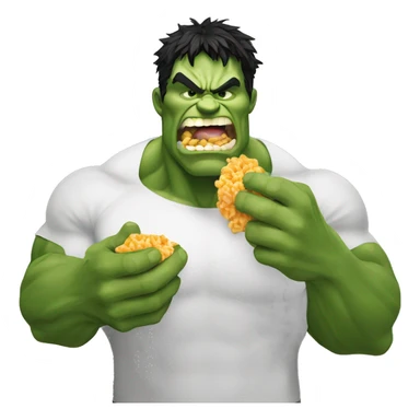 Hulk Eating Cheetoes sticker
