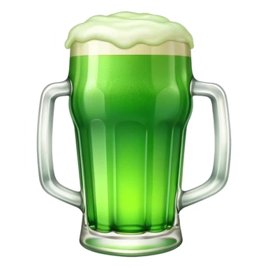 A pint of green beer for St. Patty’s Day  sticker