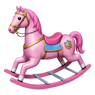 pink Rocking Horse sticker