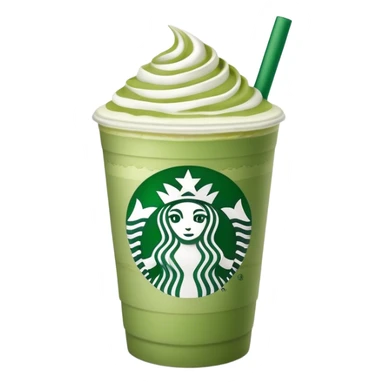 Matcha latte de Starbucks sticker